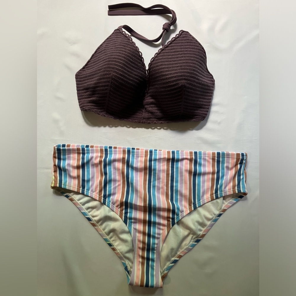 Plus size bikini set